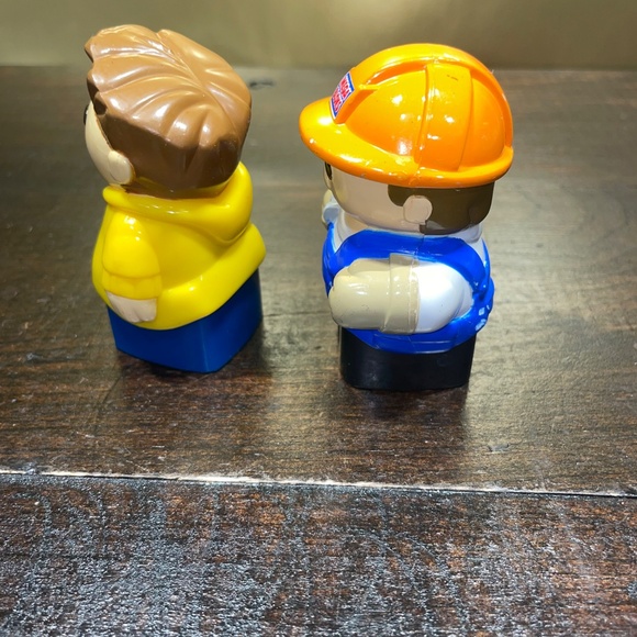 Mega Bloks Little People Construction Worker Bus Boy Figure First Builders Toy - Picture 6 of 6